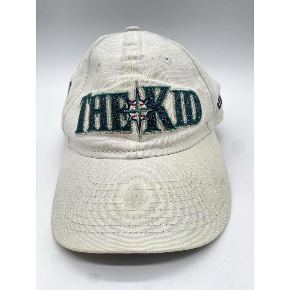 THE KID KEN GRIFFEY JR. NUMBER RETIREMENT CAP HAT RARE!! Youth but Fits Bigger